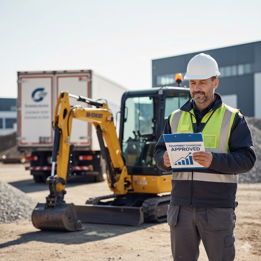 Business owner securing equipment financing through aged shelf corporation funding